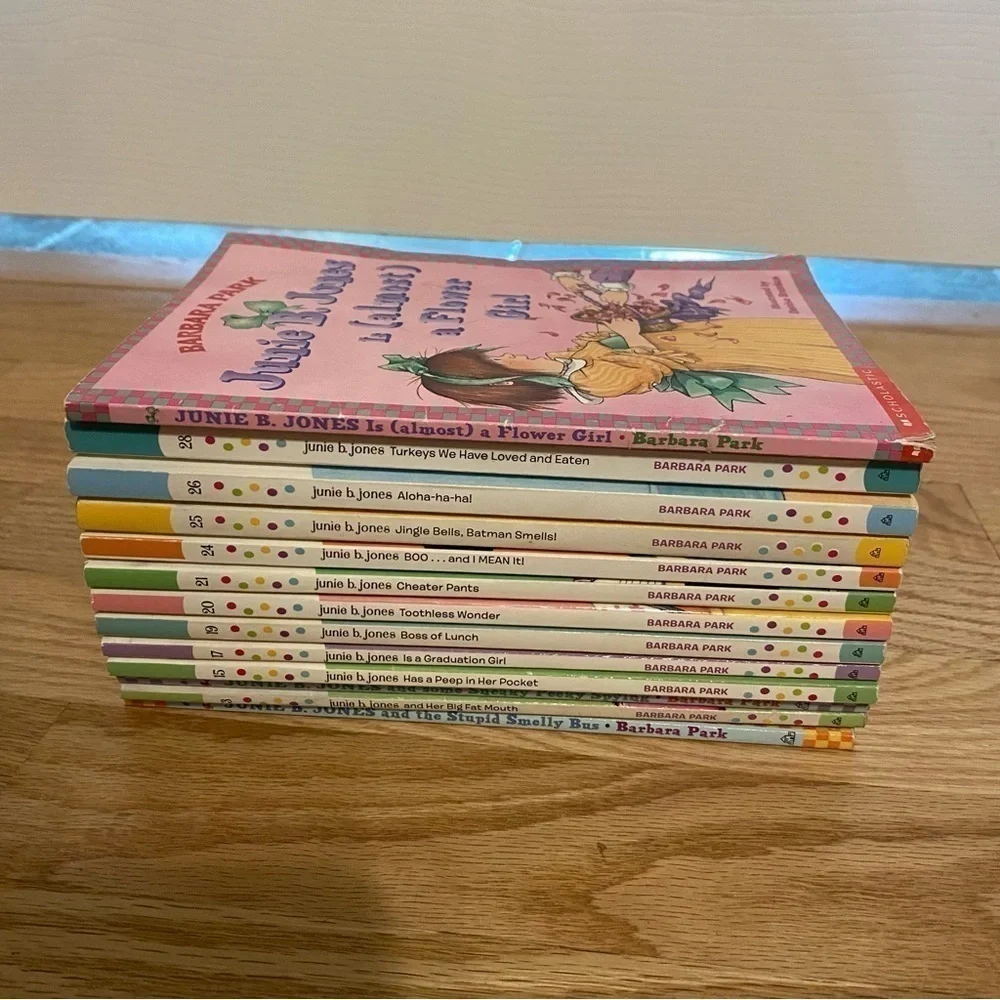 Junie B. Jones Book Lot Bundle Barbara Park 1,3,4,15,17,1920,21,24,25,26,28